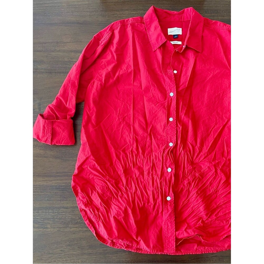 Universal Thread Red Oversized Fit 100% Cotton Top